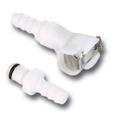 MOTION PRO Quick Connector Ø8mm Single Shut Off White