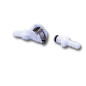 MOTION PRO double-lock quick fuel connector, white - choice of diameter