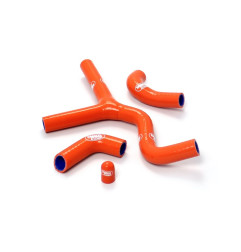 Kit de 4 durites de radiateur SAMCO type Y pour KTM EXC 450, EXC 520, EXC 525, SX 450, SX 525 de 2001 à 2008