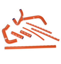 SAMCO 8-piece radiator hose kit for KTM LC4 640, LC4 640 ADVENTURE, LC4 640 ADVENTURE R, LC4 640 RALLY, LC4 660 RALLY 1997-2007