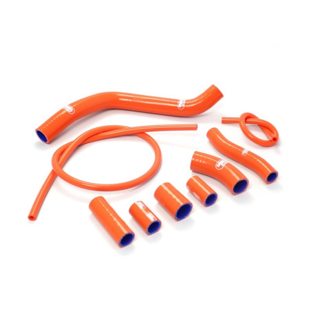 Kit de 9 manguitos de radiador SAMCO para KTM SUPERMOTO 950, SUPERMOTO 990, SUPERMOTO 990 T, SUPERMOTO 990 T ABS de 2005 a 2014