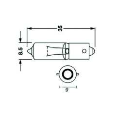 Ampoule BIHR 23W 12V 23W - x10