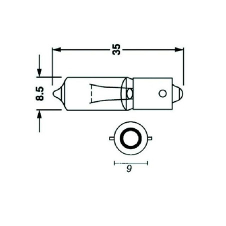 Ampoule BIHR 23W 12V 23W - x10