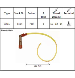 NGK Ignition Wire Set LY11 102° Bent