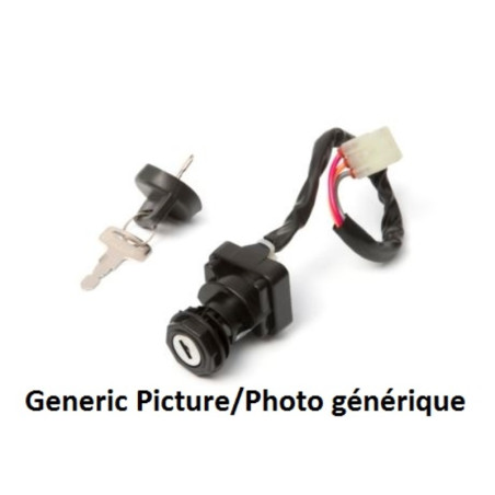 Contacteur à clés KIMPEX pour YAMAHA YFM 100, YFM 350 BIG BEAR 4WD, YFM 350 WARRIOR 2WD, YFM 80 BADGER 2WD, YFZ 350 BANSHEE 2WD