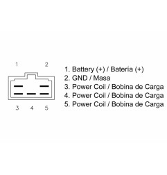 Regulador TECNIUM by DZE MOSFET para APRILIA MXV 450, SUZUKI DR 650 SE, YAMAHA XT 660 y DERBI TERRA 125 de 1996 a 2015