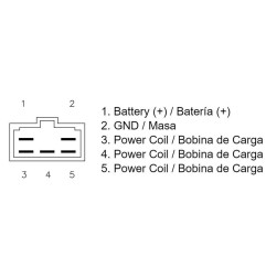 Regulador TECNIUM by DZE para APRILIA HABANA 125, HABANA 125 RETRO, DERBI TERRA 125, TERRA 125 ADVENTURE y HM CRM-F 125 X