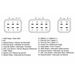 Boîtier CDI TECNIUM pour YAMAHA YFM 350 GRIZZLY 2WD, YFM 350 GRIZZLY IRS 4WD de 2007 à 2011
