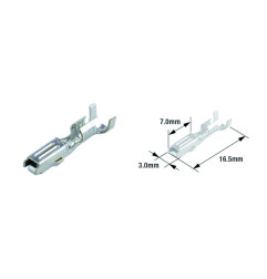 Terminales de cable hembra TOURMAX (50 uds) tipo 070 (FRA)