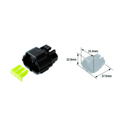Connectique électrique femelle étanche TOURMAX type 070 (FRA) - ETP-114
