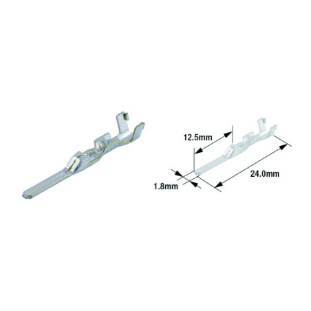 TOURMAX Male Electrical Coupler Waterproof Type 070 (FRY)