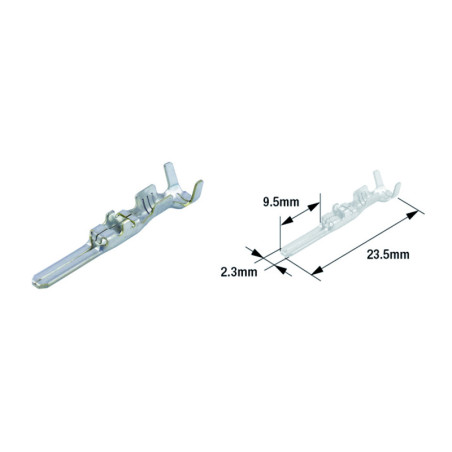 Terminales de cable macho TOURMAX tipo 090