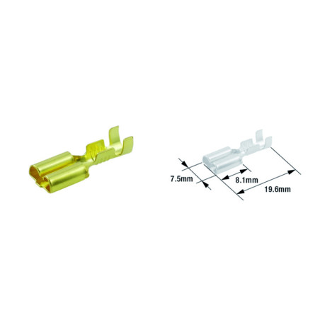 TOURMAX Female Terminal Pin Type 250