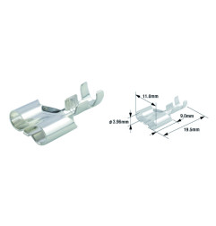 TOURMAX Quetschverbinder 2-fach weiblich universal