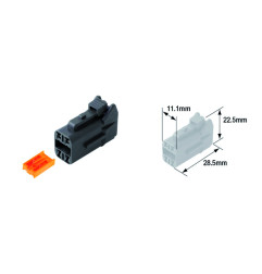 TOURMAX Electrical Male Coupler Waterproof Type 060 (FRM) - ETP-100