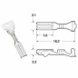 BIHR Female Connector 090 FRKW series Ø0,5mm²/0,85mm²