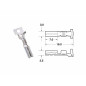 BIHR Klemme weiblich Model 090 SMTO Ø 0,85 mm²/1,25 mm² - 50 Stück - 1201A0006