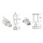 BIHR 2 plugs end set Connectors 110 ML OE Type Ø0,5mm²/0,85mm² - 5 sets