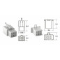 Juego de conectores 6 vias 110 ML BIHR tipo original Ø0,5mm²/0,85mm² - 5 Juegos completo