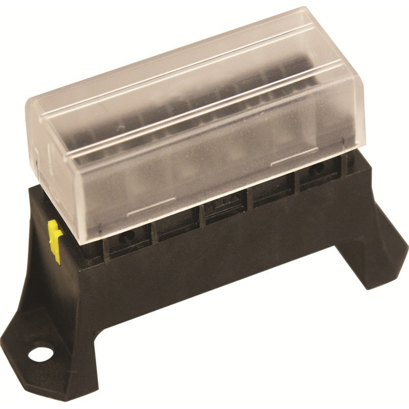 Portafusible BIHR de 6 vías (entrada inferior)