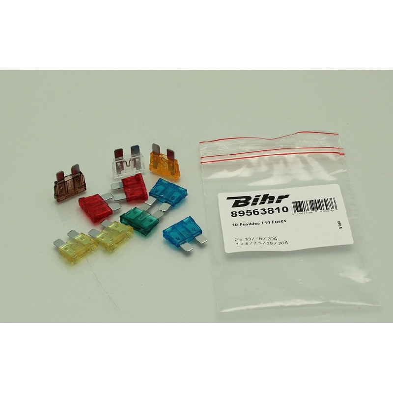 Mini-fusibles BIHR 10pcs TECNIUM