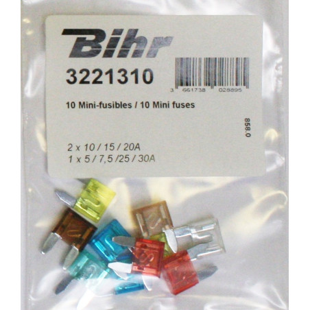 TECNIUM Mini-fuses Set 10pc