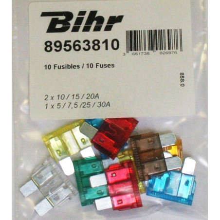 BIHR Fuses Set 10pc