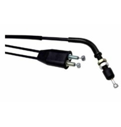 Set Cables de gas tiro+retorno MOTION PRO DR250/350 para YAMAHA TW 200 TRAILWAY, XT 350 y SUZUKI DR 250 S, DR 350 de 1982 a 2006