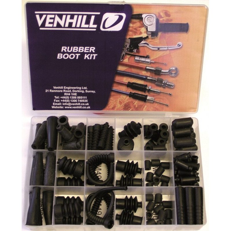 VENHILL Zubehörbox 276-teilig Seilzuganschläge mit Zugeinstellern VENHILL Zubehörbox 276-teilig Seilzuganschläge mit Zugeinstellern