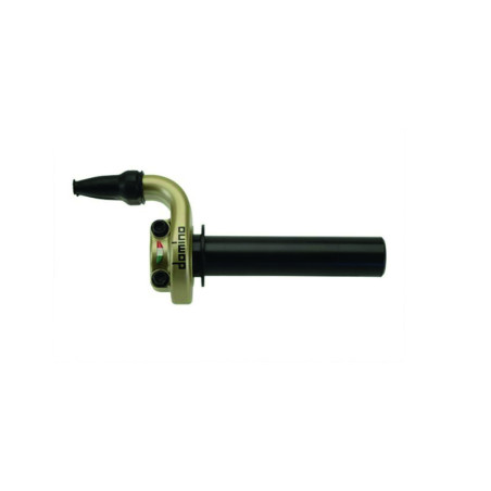 Poignée de gaz DOMINO MX 4T tirage rapide or pour KTM EXCF 250, HONDA CRF 250, SUZUKI RMZ 250 et KAWASAKI KXF 250 de 1995 à 2026