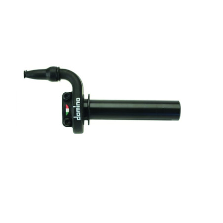 Poignée de gaz DOMINO MX 4T tirage rapide noir pour KTM EXCF 250, HONDA CRF 250, SUZUKI RMZ 250 et KAWASAKI KXF 250