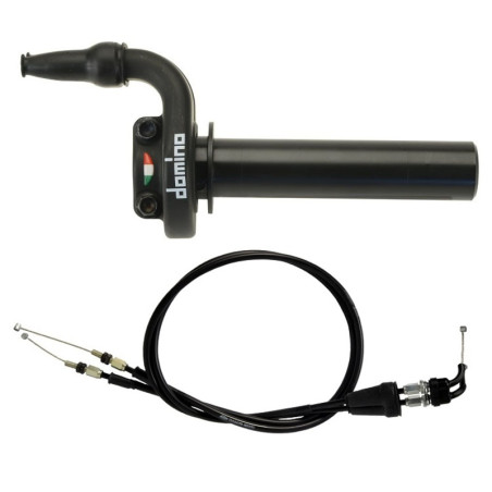 Kit acelerador DOMINO KRE con cables negro para SUZUKI RMZ 250 de 2014 a 2027