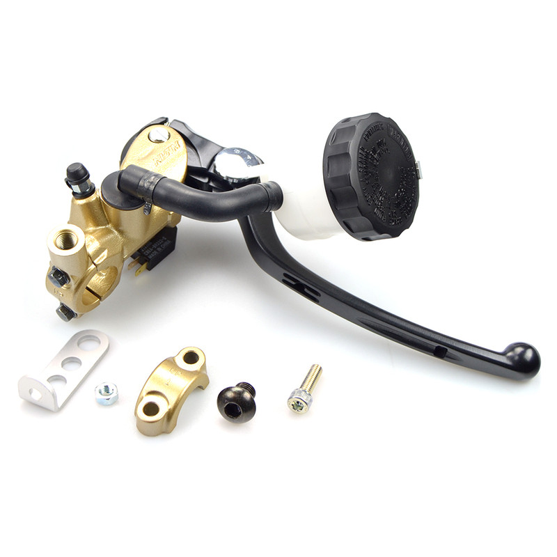 Radial brake M/C Ø17/Ø11/16 black/gold NISSIN - BMT17-31