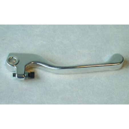 BIHR Front Brake Lever OE Type Aluminium Forged Polished for GAS GAS EC 200, HONDA CRF 150, BETA RR 350 and KAWASAKI KDX 200