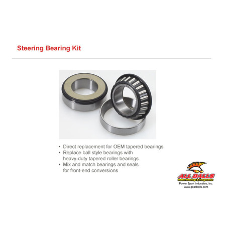 Kit de rodamientos y retenes de columna ALL BALLS para HONDA CR 125, CR 250, CR 500, XR 650 de 1990 a 2007