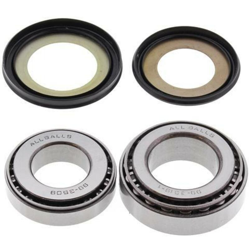 Kit roulements de colonne de direction ALL BALLS pour SUZUKI DR 125 S, DR 250 S, RM 125, RM 500 et YAMAHA XT 250, YTZ 250 Kit roulements de colonne de direction ALL BALLS pour SUZUKI DR 125 S, DR 250 S, RM 125, RM 500 et YAMAHA XT 250, YTZ 250