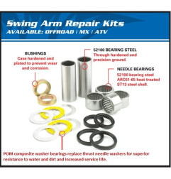 ALL BALLS Swing Arm Bearing Kit for YAMAHA YFM 350 WARRIOR 2WD 1988-2004