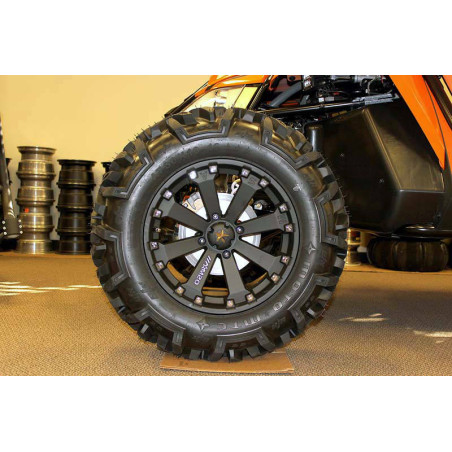 Llanta MSA WHEELS M20 Kore Utility - negro 14x7 para YAMAHA, HONDA, SUZUKI y KAWASAKI de 1989 a 2025