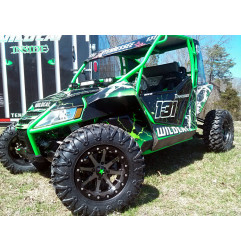 MSA WHEELS M21 Lok Utility Felge - silber/schwarz 15X7 für POLARIS MAGNUM 500, SPORTSMAN 400, SPORTSMAN 500, SPORTSMAN 500 HO