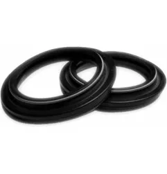 Caches-poussière KAYABA - 43x55.5x14 mm pour KAWASAKI KLX 300, KLX 650, YAMAHA YZ 125, YZ 250 et HONDA CR 125, CR 250