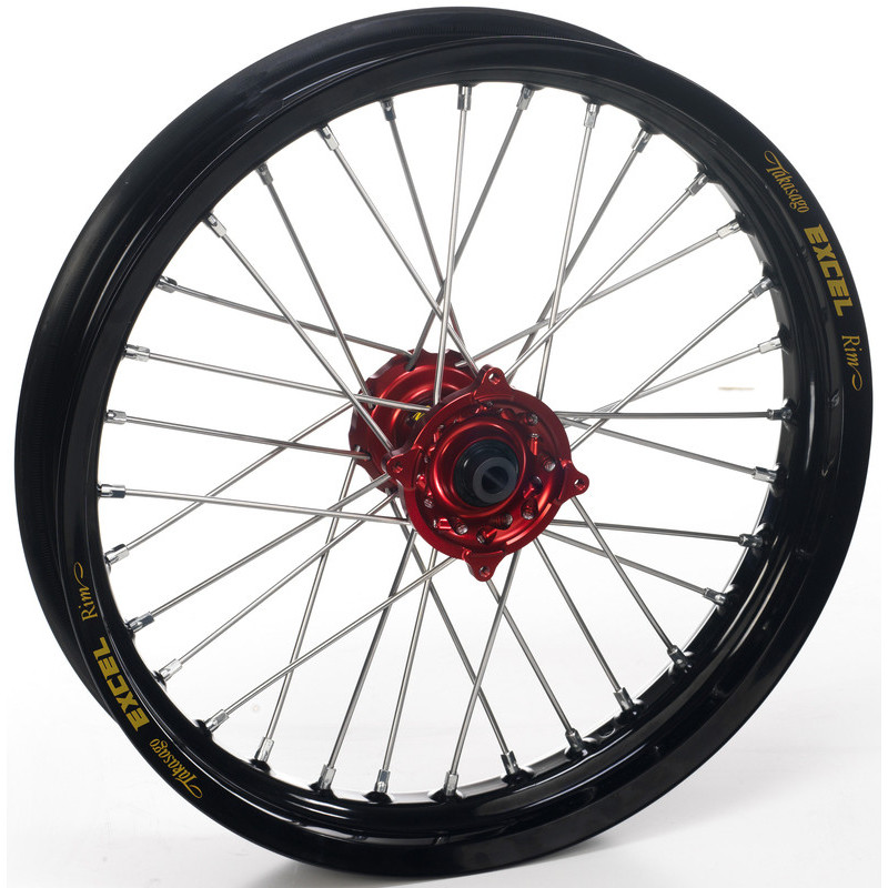 Pack roues complètes avant + arrière HAAN WHEELS 17x1,40 + 14x1,60 pour HUSQVARNA TC 85 et KTM SX 85 de 2014 à 2019