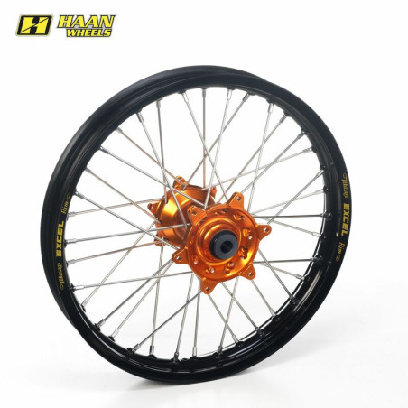 Front + rear complete wheel pack HAAN WHEELS 17x1,40 + 14x1,60 for HUSQVARNA TC 85 and KTM SX 85 2014-2019