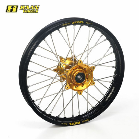 Front + rear complete wheel pack HAAN WHEELS 21x1,60 + 19x2,15 for SUZUKI RMZ 250, RMZ 450 2005-2019