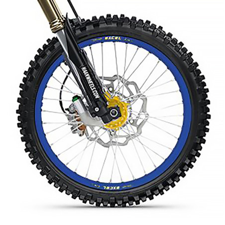 Front + rear complete wheel pack HAAN WHEELS 21x1,60 + 19x1,85 for FANTIC XE 300 and YAMAHA YZ 125, YZ 250, YZF 250 1999-2024