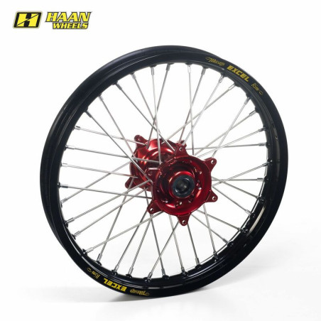 Front + rear complete wheel pack HAAN WHEELS Tubeless 17x3,50 + 17x4,50 for HONDA CRF 250, CRF 450 2013-2019