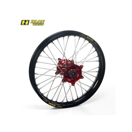 Pack roues complètes avant + arrière HAAN WHEELS Tubeless 17x3,50 + 17x5,00 pour HONDA CRF 250, CRF 450 de 2013 à 2019