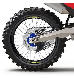 Front + rear complete wheel pack HAAN WHEELS 17x3,50 + 17x4,50 for SHERCO SC 250, SC 300, SCF 250… 2012-2019