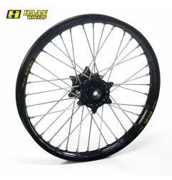 Pack roues complètes avant + arrière HAAN WHEELS 21x1,85 + 18x2,50 pour KTM ENDURO 690, RALLY 690, SUPERMOTO 690 de 2007 à 2019