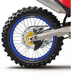 Front + rear complete wheel pack HAAN WHEELS Tubeless 17x3,50 + 17x5,00 for YAMAHA XTZ 690, XTZ 700 2019-2024