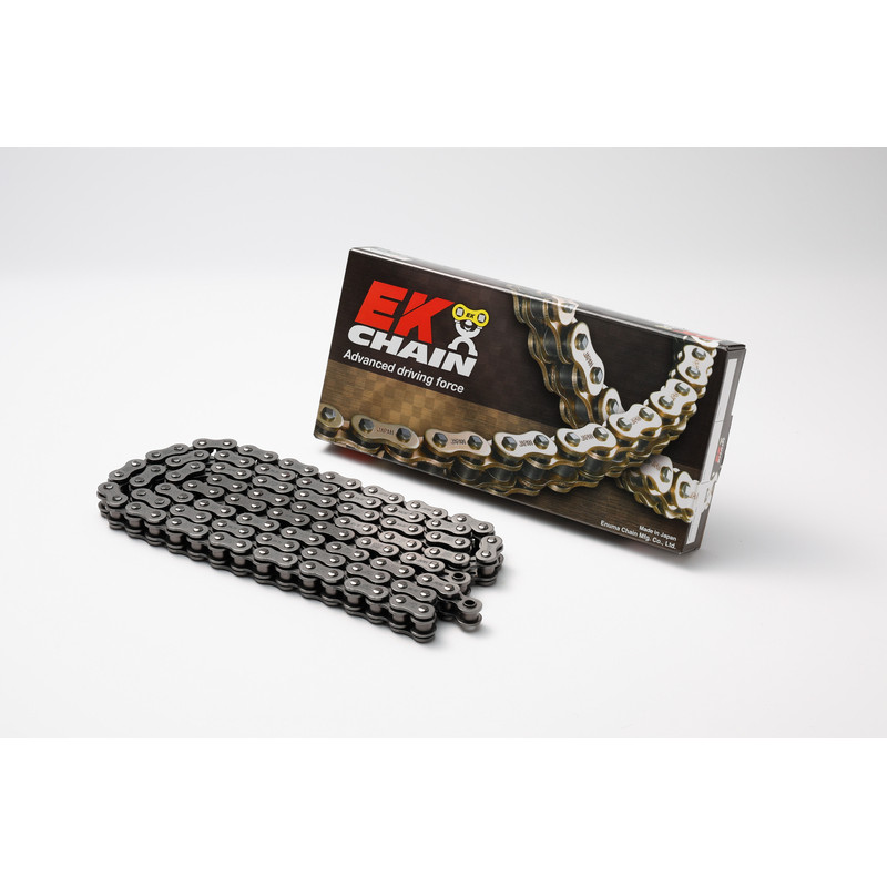 Cadena de transmisión EK CHAIN 520 SRX2 - Retenes QX-Ring - Cierre tipo tornillo